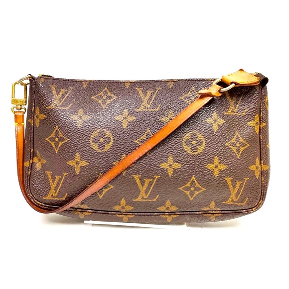 Louis Vuitton LV Accessories Pouch Pochette Accessoires Brown Monogram - Picture 1 of 8